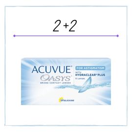 Acuvue Oasys for astigmatismo 2+2